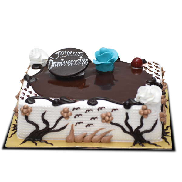 Entremet vanille choco